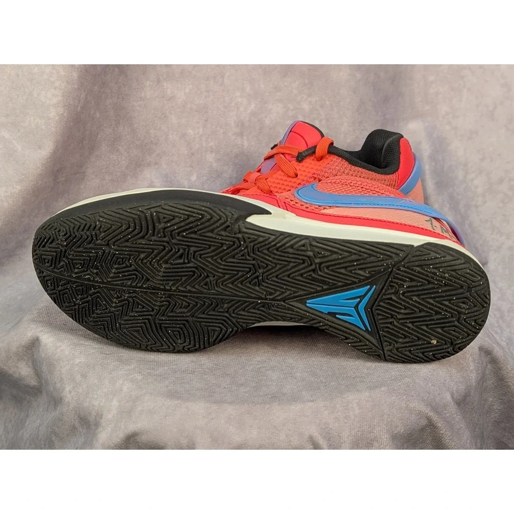 Nike Ja‎ 1 Hunger Red Blue Basketball Shoes DR8785-800 Mens 9.5